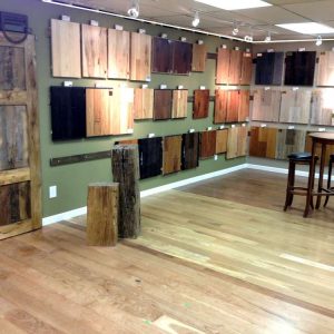 Hardwood flooring showroom in Denver