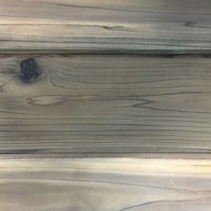 Photo: smooth gray cedar