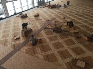 Hardwood flooring installation time