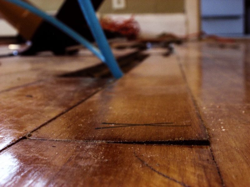 hardwood floor cupping in winter