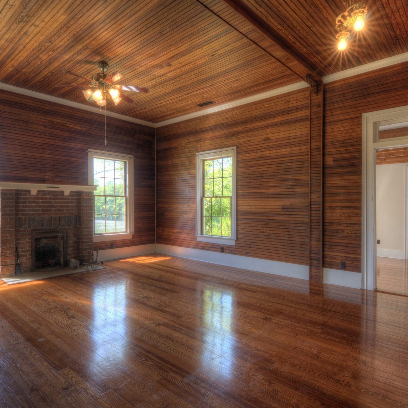 Wood Wall Paneling To Add Texture, Laminate Flooring With Wood Paneling