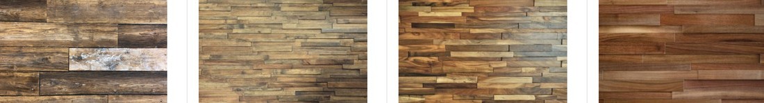 Rustic wood wall trim