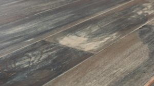 Distressed hardwood floors