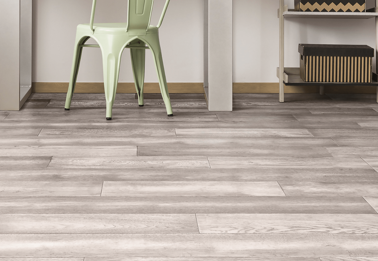 Consider grey hardwood!