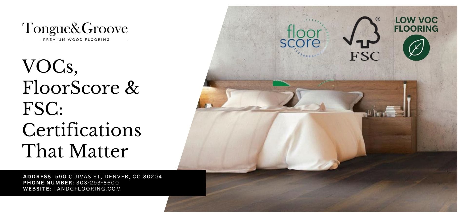 VOCs FloorScore FSC certifications wood flooring