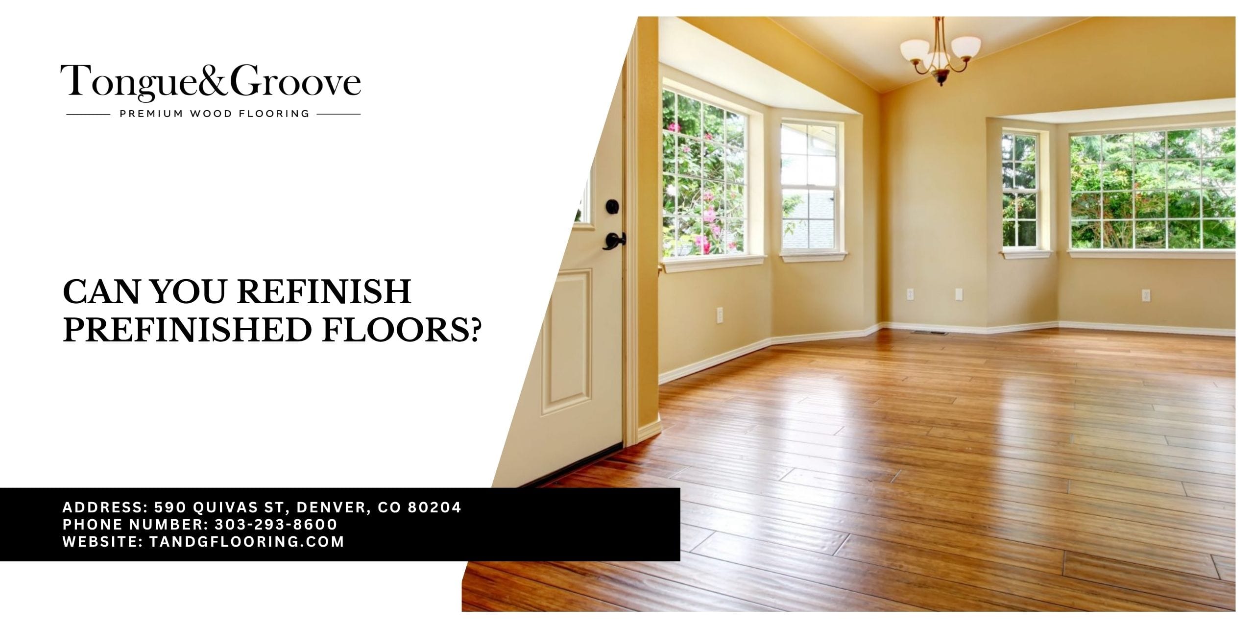 can you refinish prefinished hardwood floors