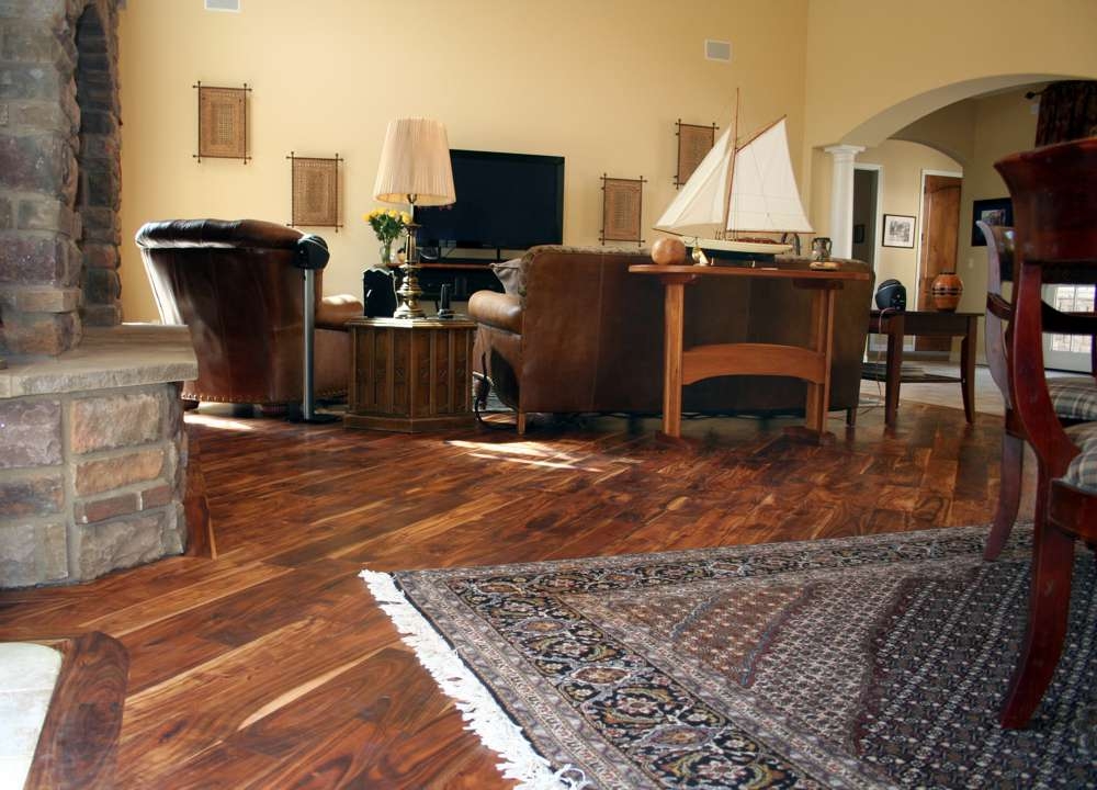 Antique artisanal hardwood floors